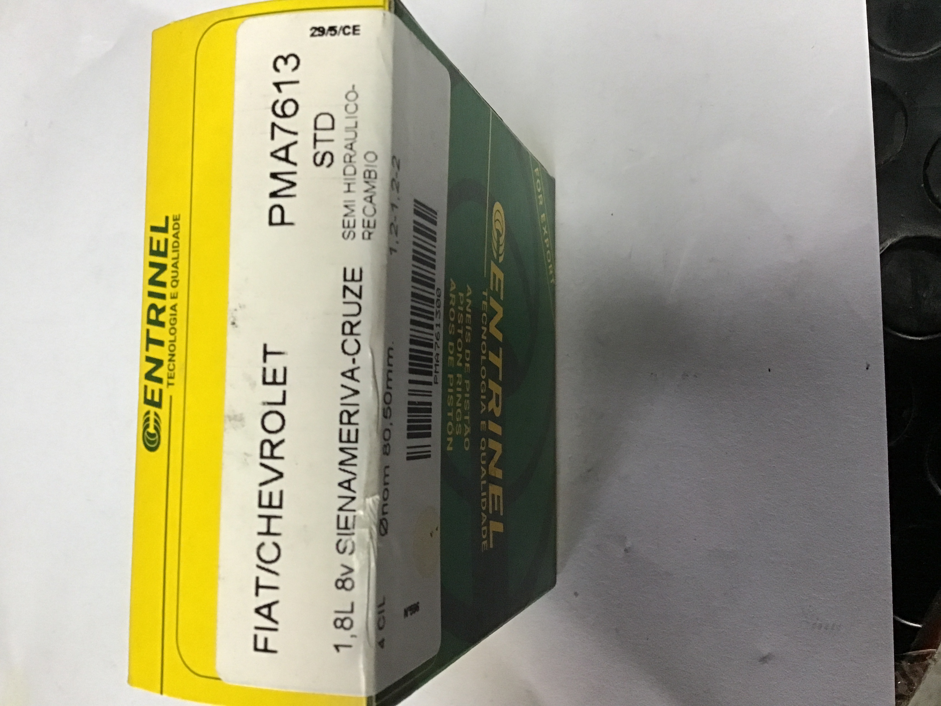 JUEGO DE ANILLOS DE PISTON STD 80.50 mm CARBÓN-CARBON