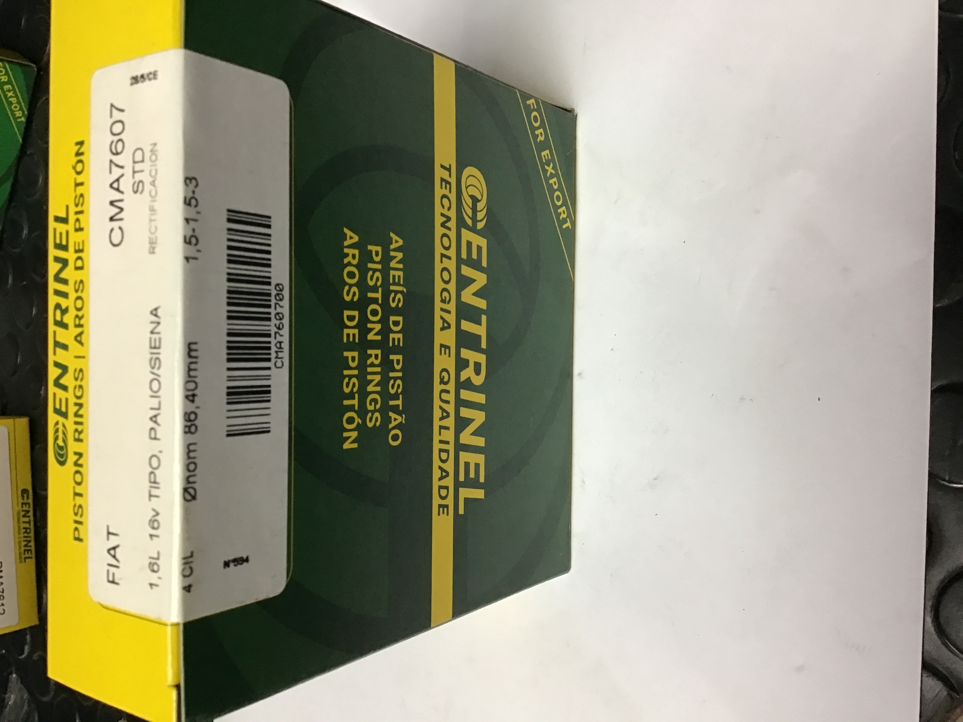 JUEGO DE ANILLOS DE PISTON STD 86,40 mm CROMO-CARBON