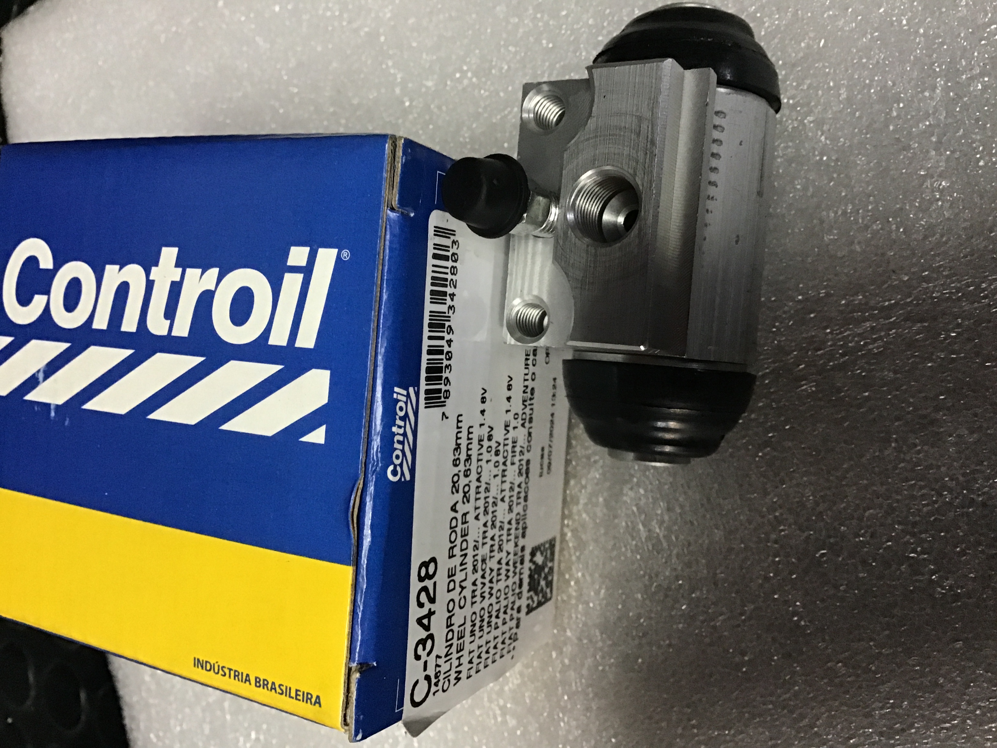 CILINDRO DE FRENO ALUMINIO 2 TORNILLOS