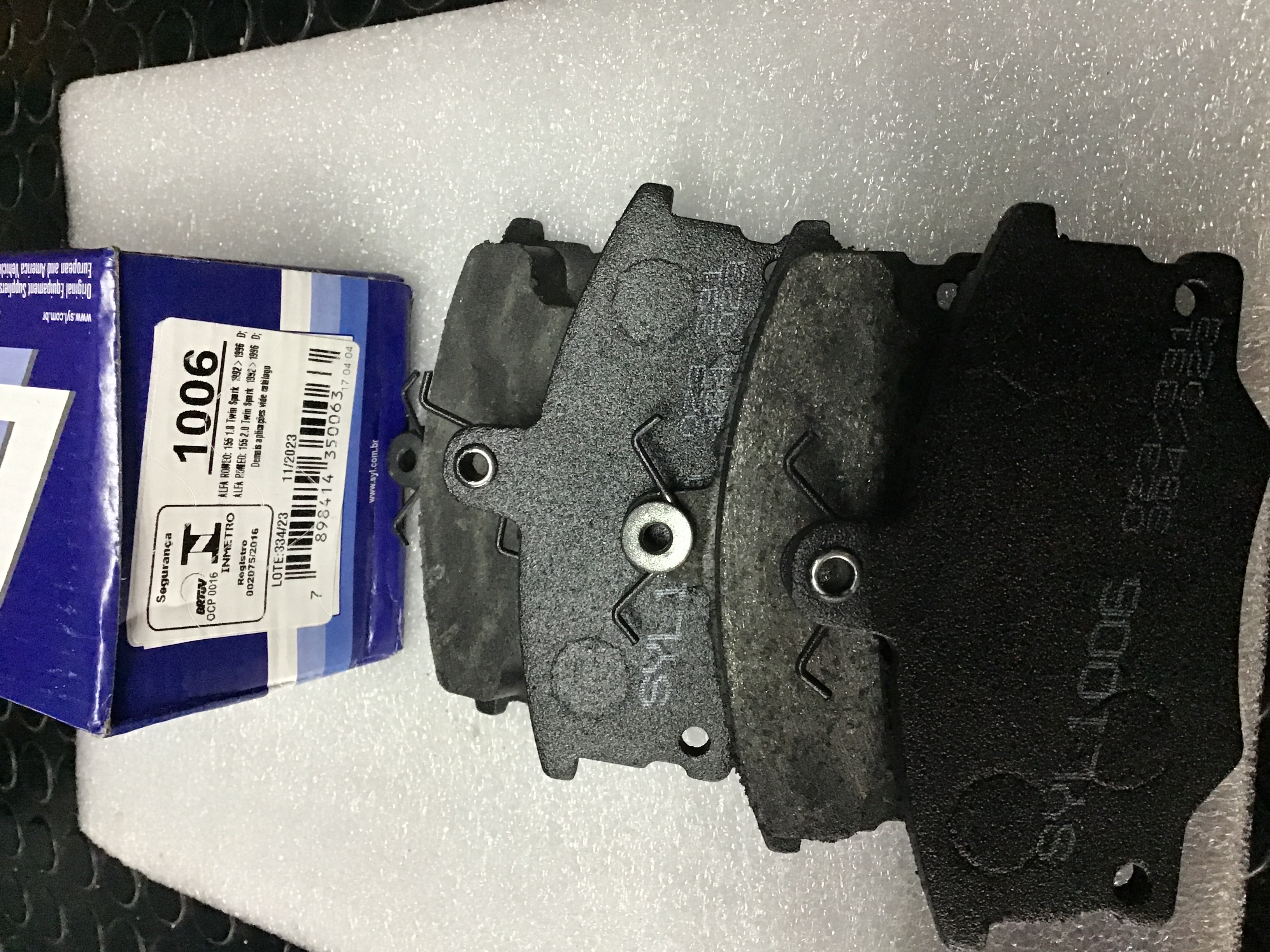 JUEGO DE PASTILLAS DE FRENO CON ALAMBRE