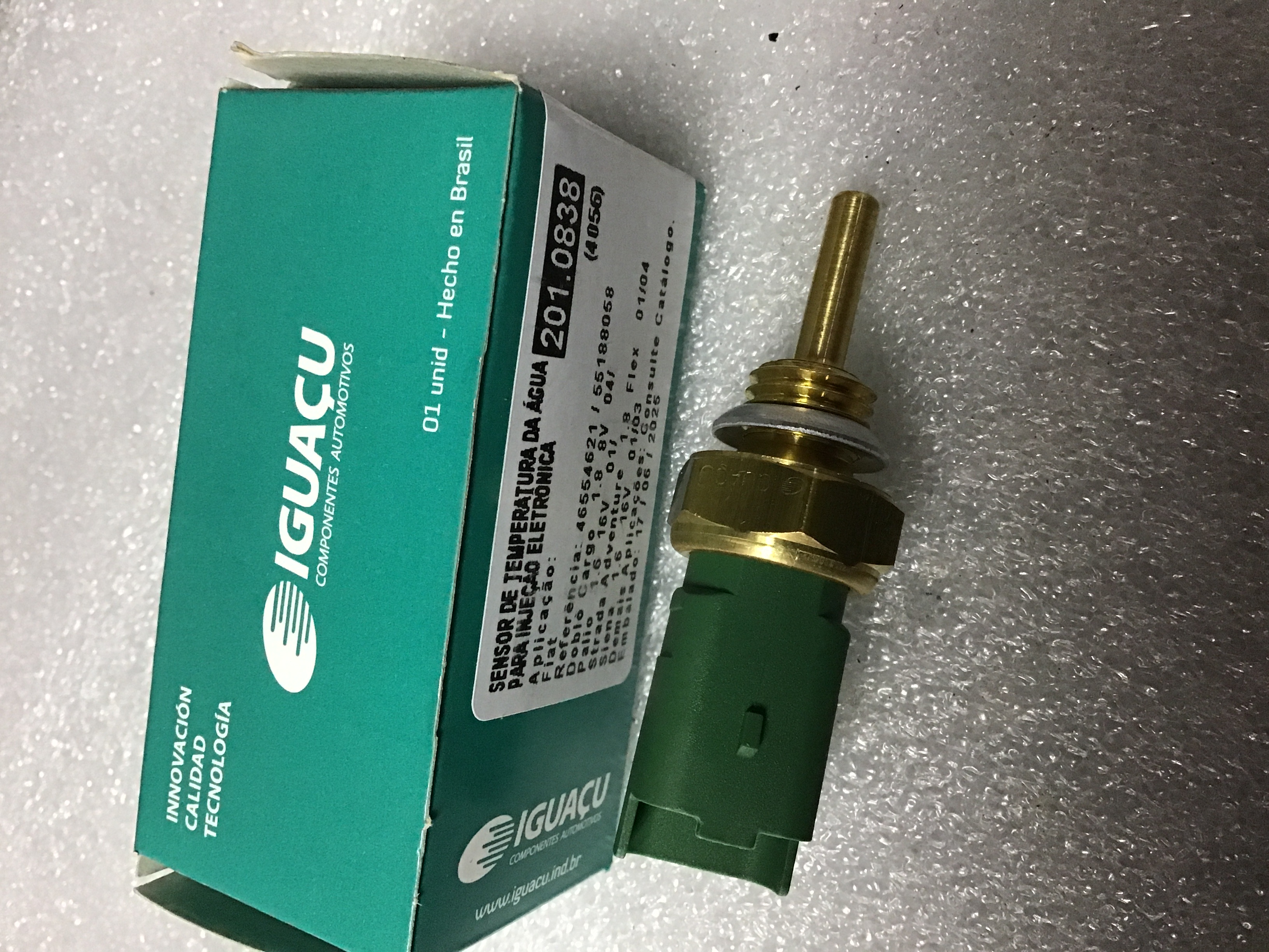 SENSOR DE TEM[ERATURA 2VIAS VERDE