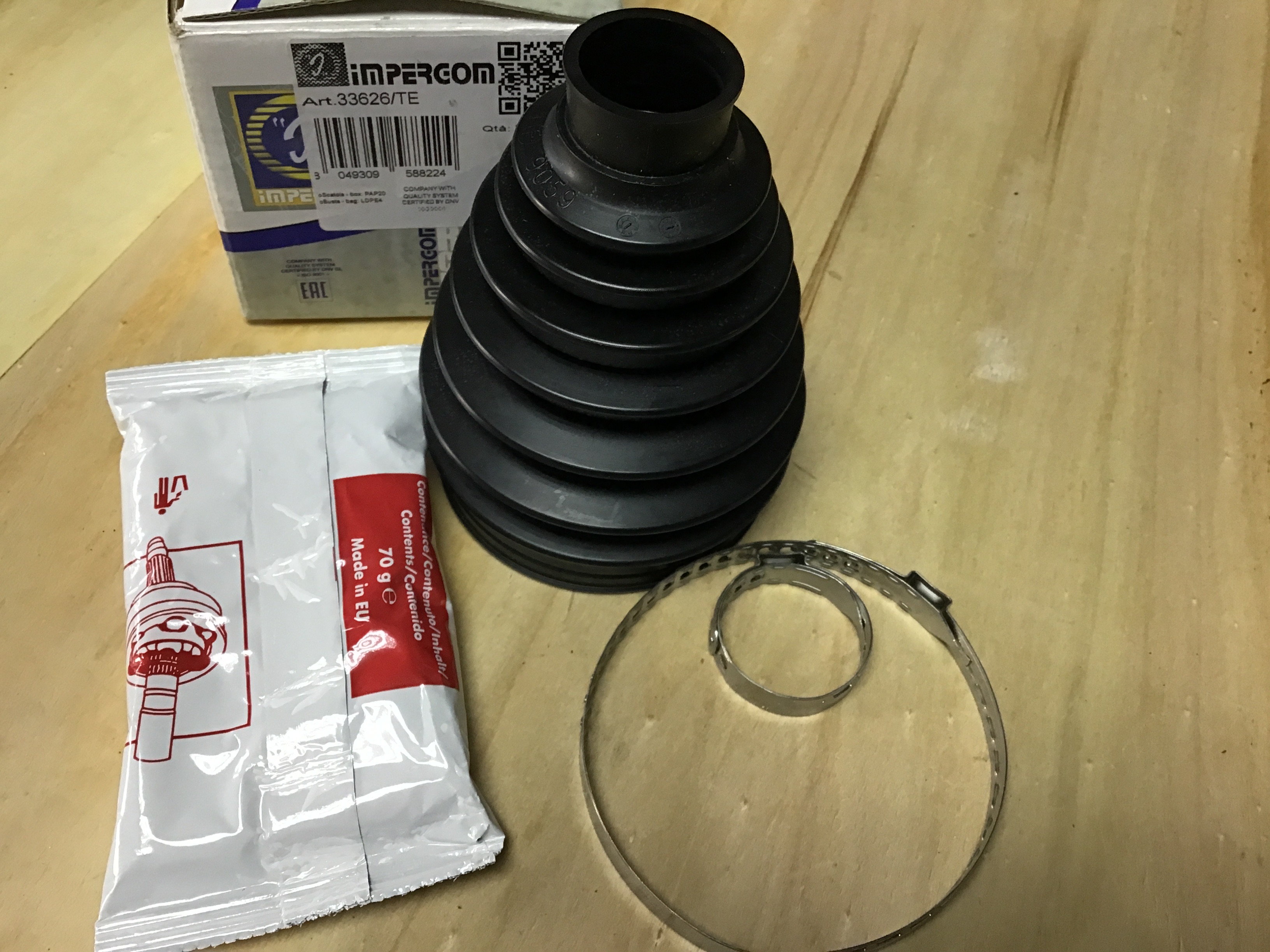 KIT GOMA DE TRIPOIDE LADO RUEDA MATERIAL TERMOPLÁSTICO